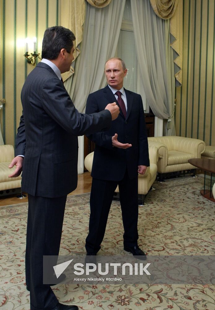 Vladimir Putin meets with Georgi Parvanov