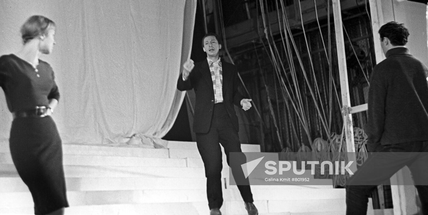 Actor and stage director Oleg Yefremov