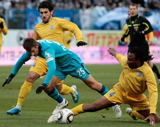 Russian Football Premier League: Zenit vs. Rostov