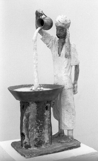 "Street Cook. Jaipur" sculpture, by D. Mitlyansky