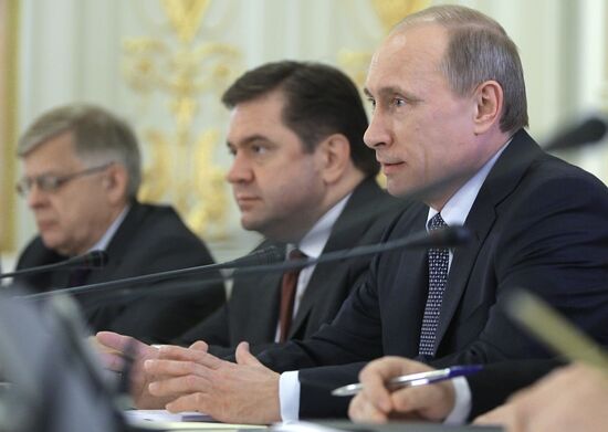 Vladimir Putin meets with Saad Rafiq Hariri