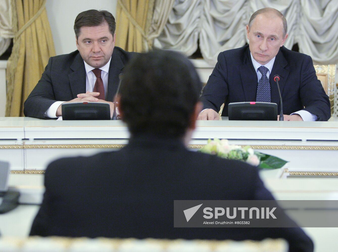 Vladimir Putin meets with Saad Rafiq Hariri