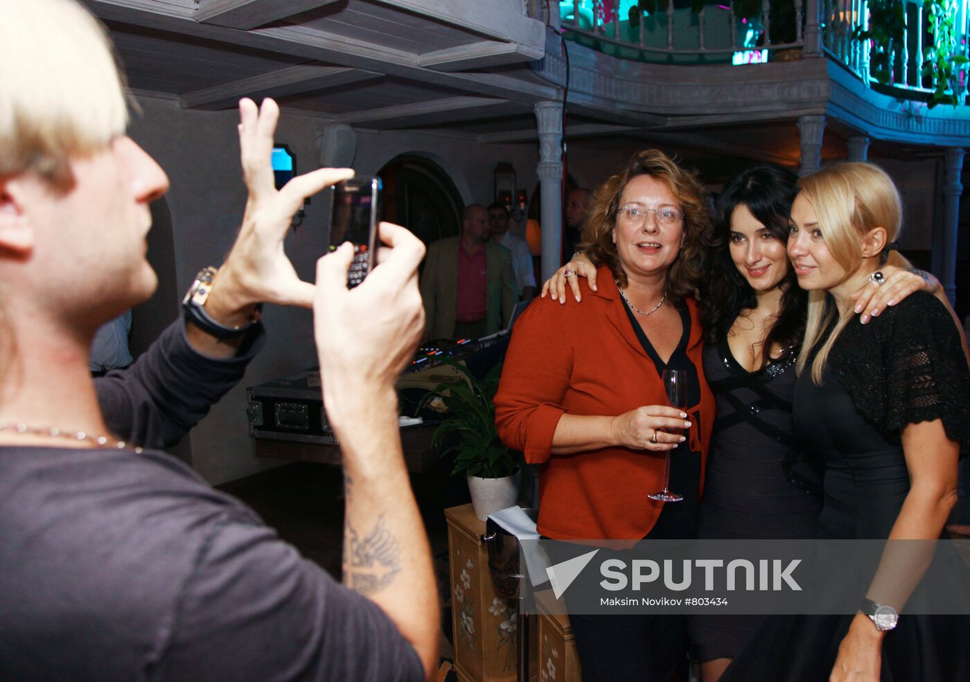Tina Kandelaki's birthday party in Moscow