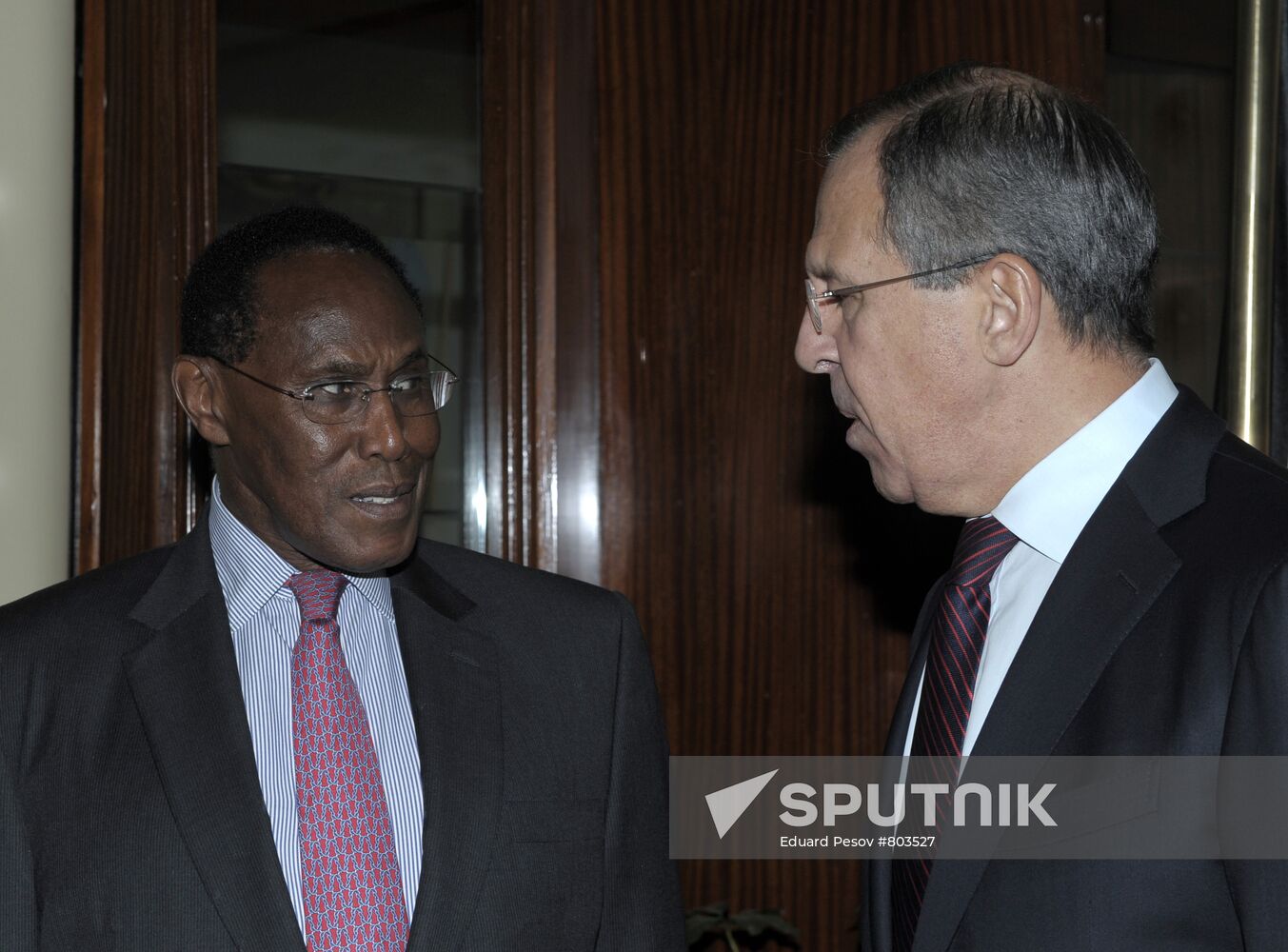 Sergei Lavrov and George Saitoti