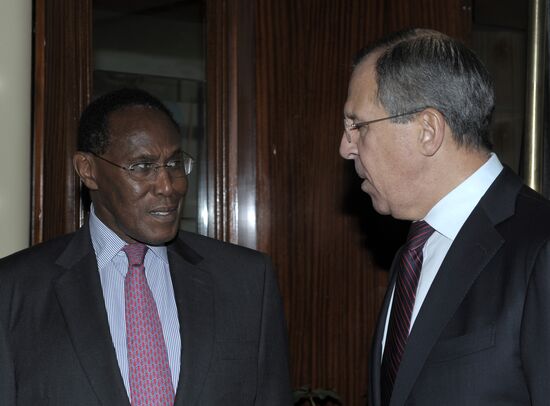 Sergei Lavrov and George Saitoti
