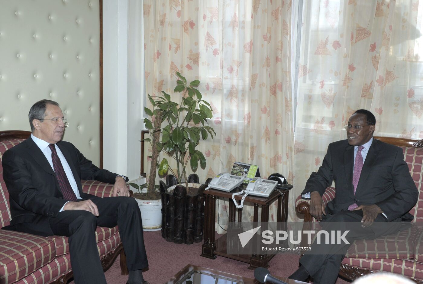 Sergei Lavrov and George Saitoti