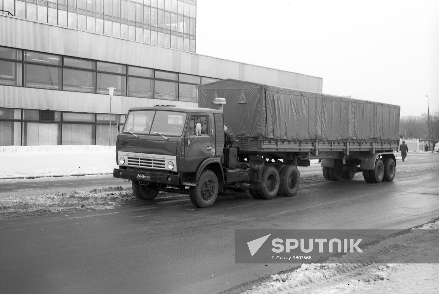Prototype of KamAZ truck