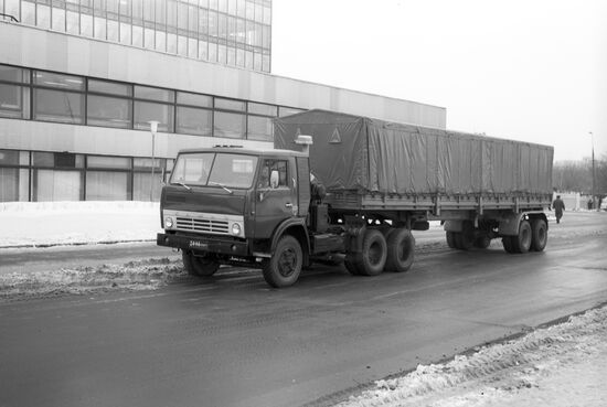 Prototype of KamAZ truck