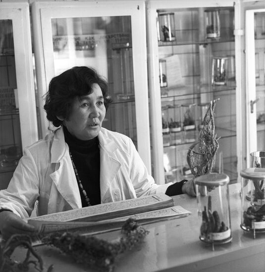 Biologist L. Khudanova