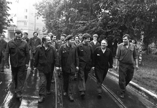 Workers of Moscow Factory of Automated Lines