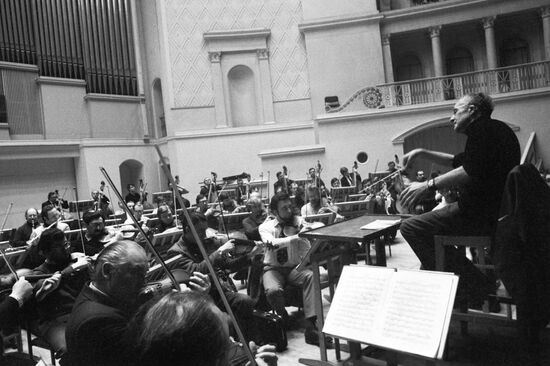 Conductor Yevgeny Svetlanov
