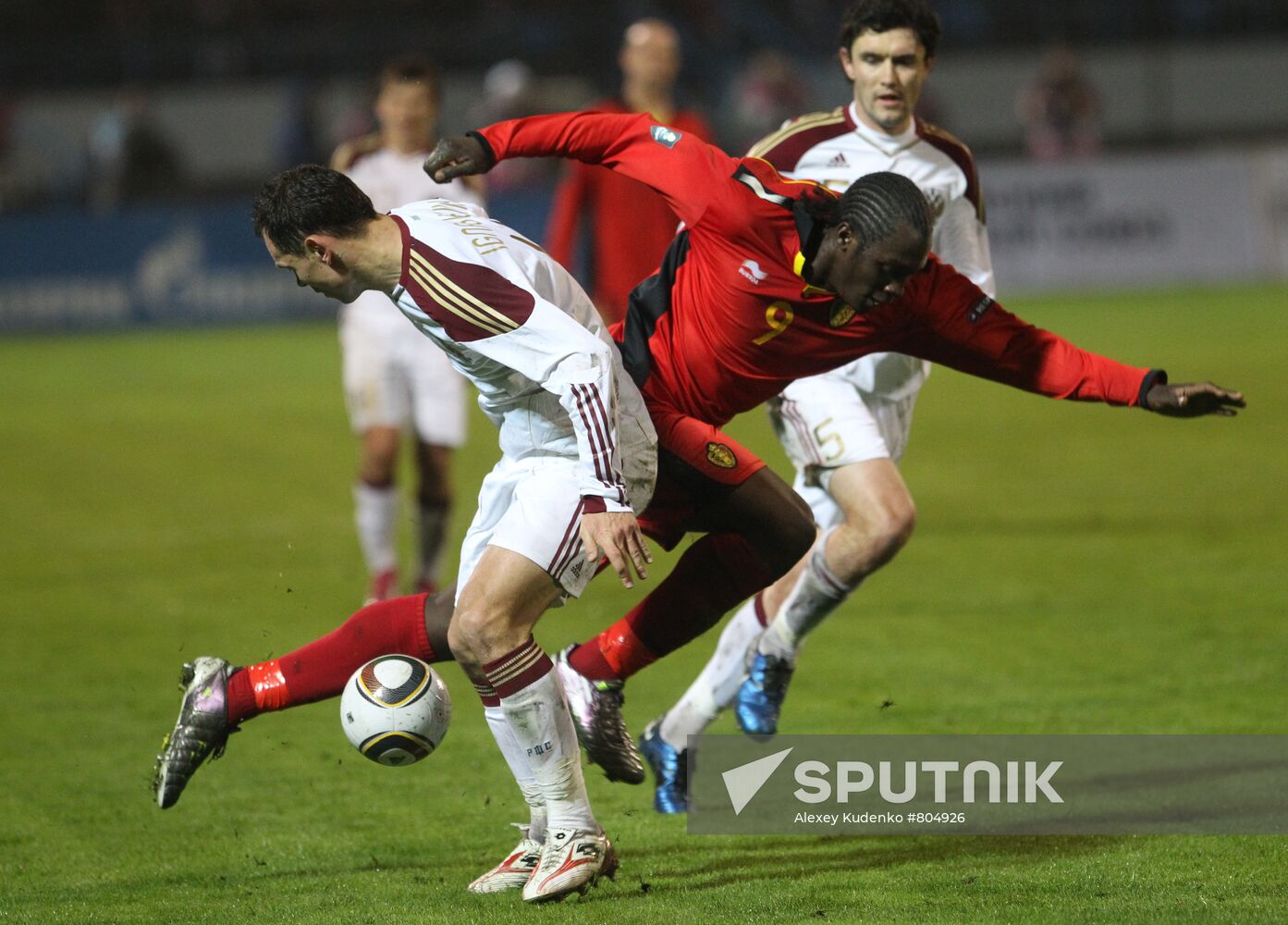 Russia vs. Belgium football friendly match