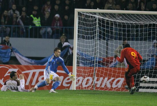 Russia vs. Belgium football friendly match
