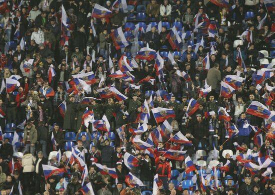 Russia football fans