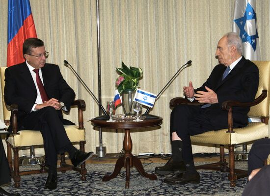 First Deputy Prime Minister Viktor Zubkov visits Israel