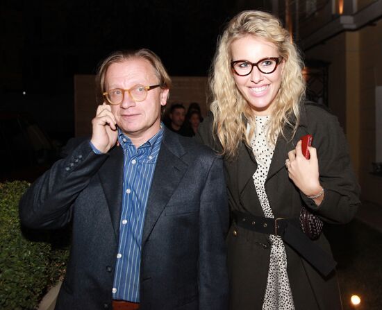 Boris Belotserkovsky and Kseniya Sobchak