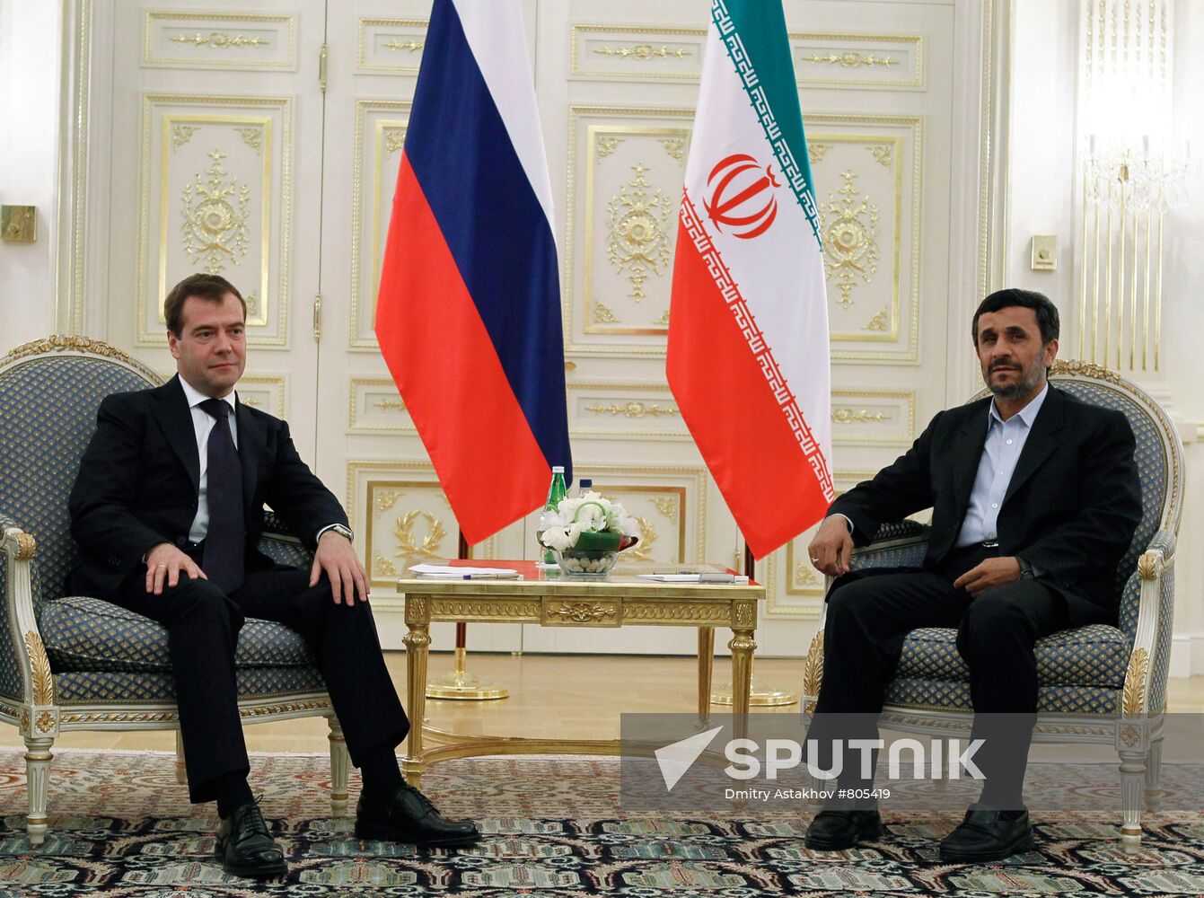 Dmitry Medvedev at the Caspian summit in Baku