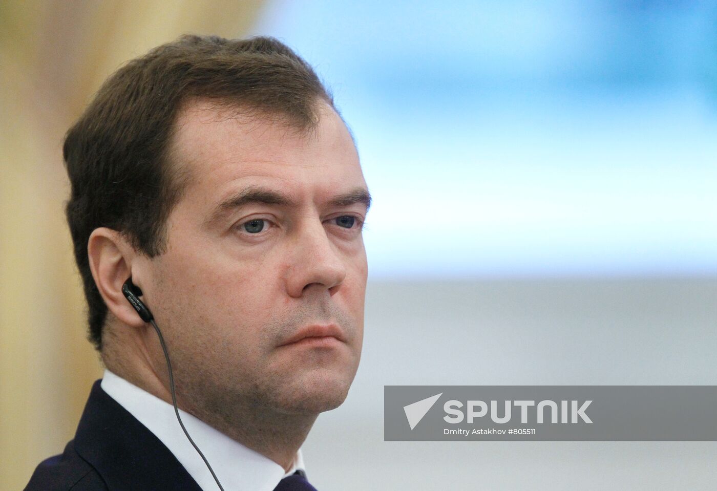 Dmitry Medvedev at Caspian states' summit in Baku