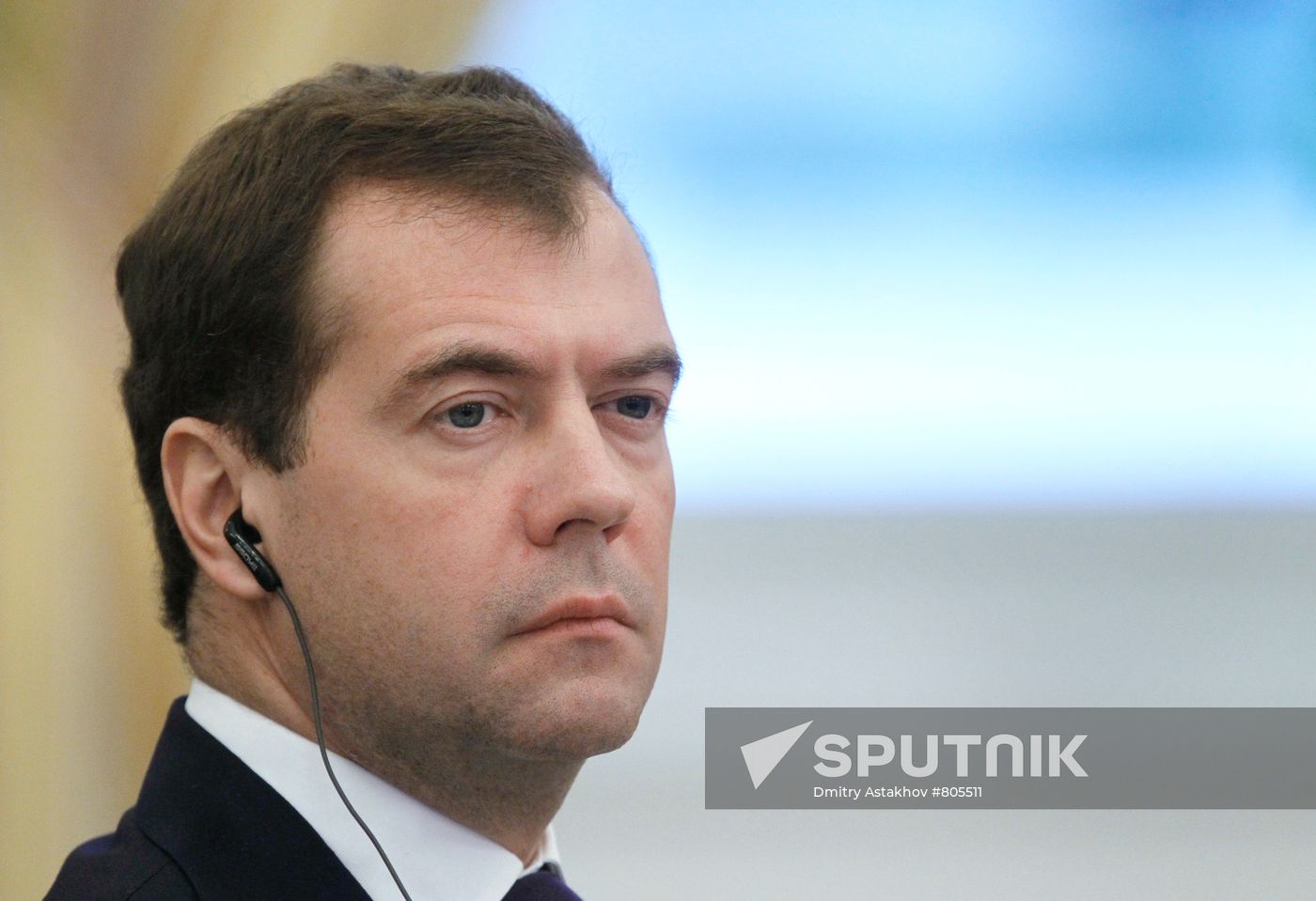 Dmitry Medvedev at Caspian states' summit in Baku