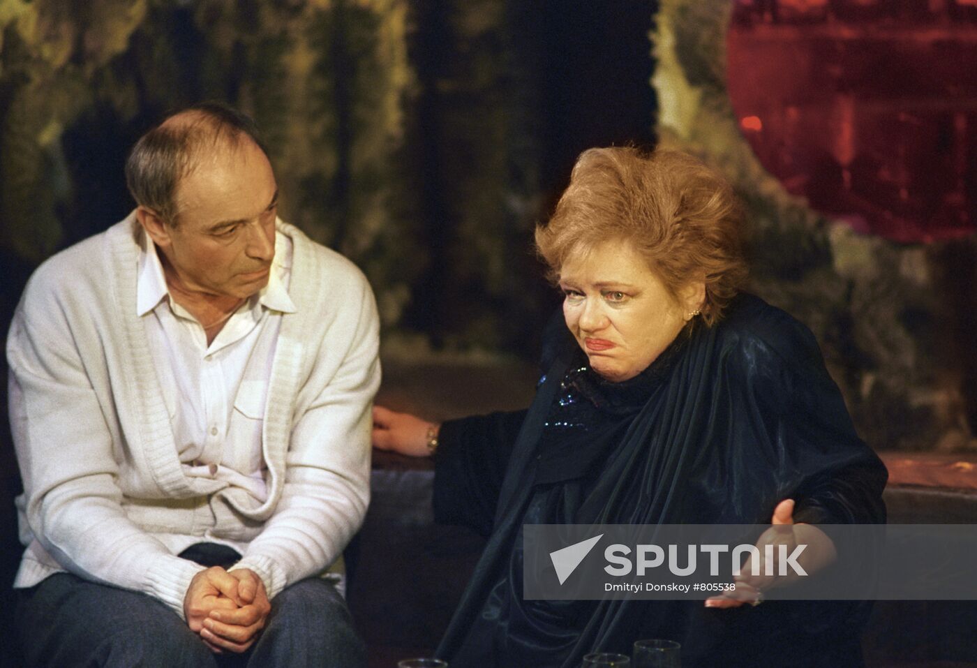 Galina Volchek and Valentin Gaft