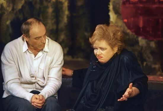 Galina Volchek and Valentin Gaft