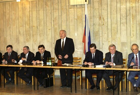 Chairman of the Federation Council, V. Shumeiko