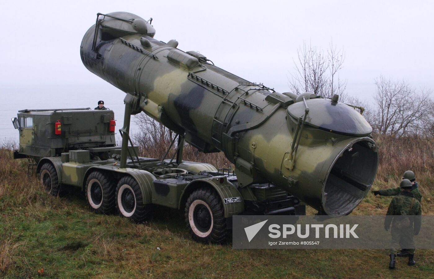 "Redut" mobile anti-surface missile complex on the march