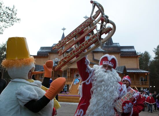 Father Frost celebrates his birthday in Veliky Ustyug