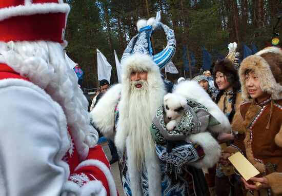 Father Frost celebrates his birthday in Veliky Ustyug