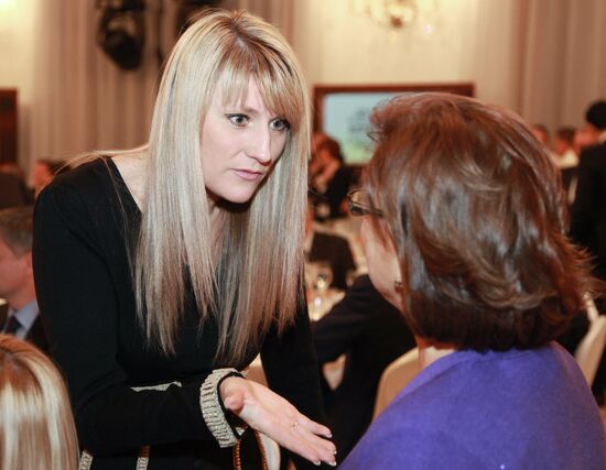 Svetlana Zhurova and Irina Rodnina