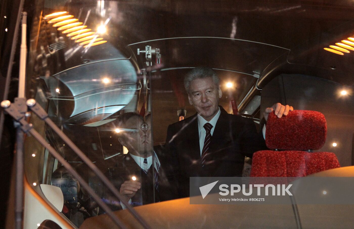 Moscow Mayor Sergei Sobyanin visits Transport of Russia show