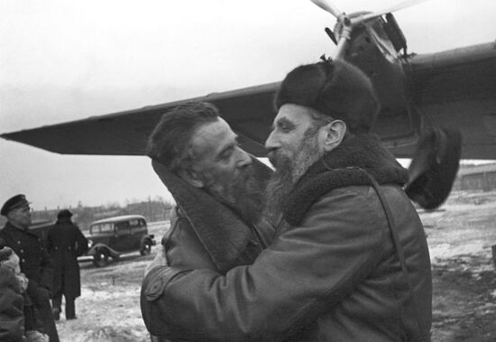 Otto Schmidt, leader of expedition to North Pole