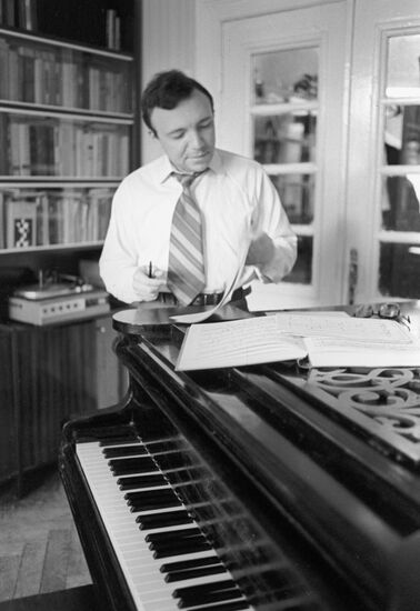 Soviet pianist Alexei Nasedkin