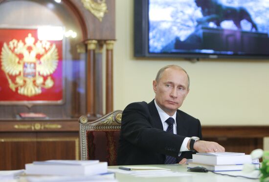 Vladimir Putin visits North Western Federal District