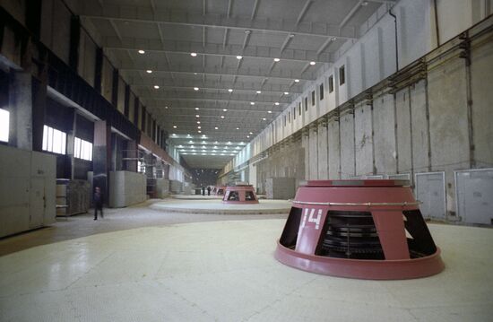 The Ust-Ilimsk hydropower plant