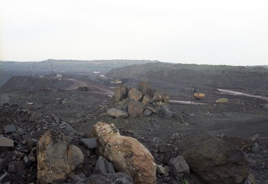 An opencast stripping