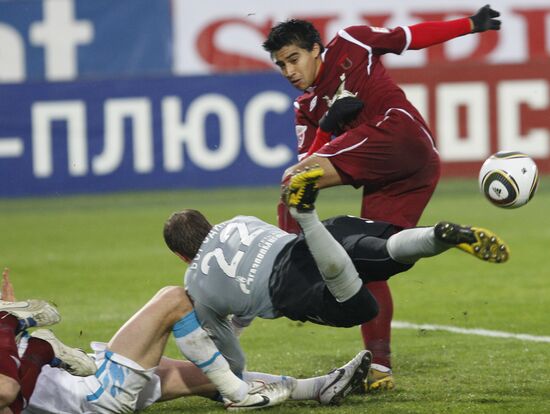 Russian Premier Football League. Rubin vs. Zenit