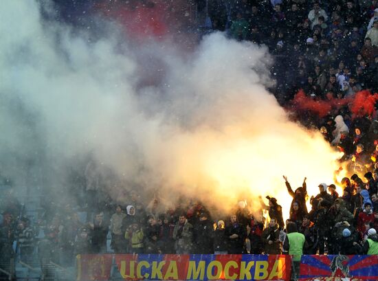 Football. Russian Premier League. CSKA vs. Spartak