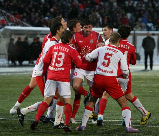 Football. Russian Premier League. Amkar vs. Spartak Nalchik