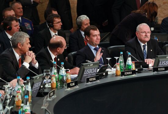 President Medvedev at Russia-NATO summit in Lisbon