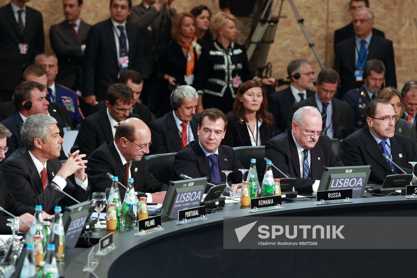 President Medvedev at Russia-NATO summit in Lisbon