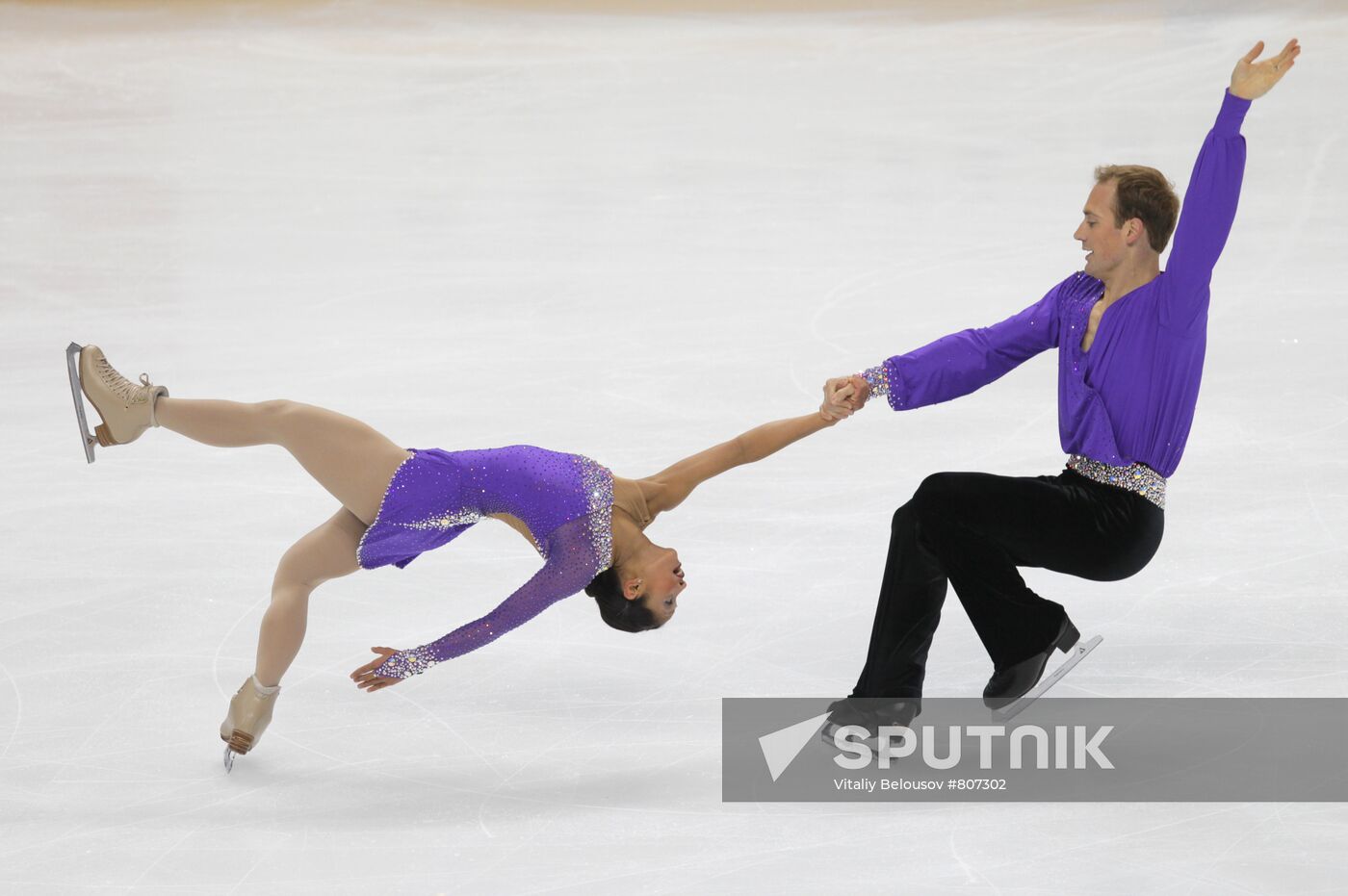 Figure skating. ISU Grand Prix. Pair skating