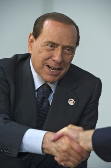 Italian Prime Minister Silvio Berlusconi
