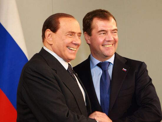 Dmitry Medvedev, Silvio Berlusconi