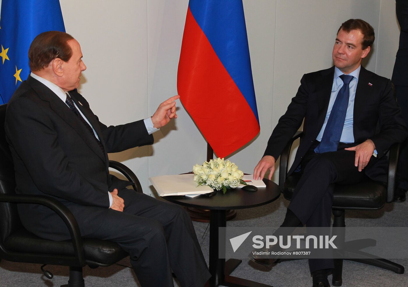 Dmitry Medvedev, Silvio Berlusconi