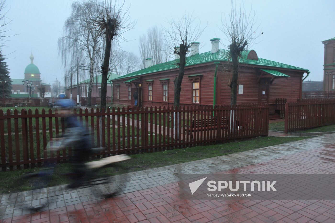 Opening of memorial at Astapovo railway station