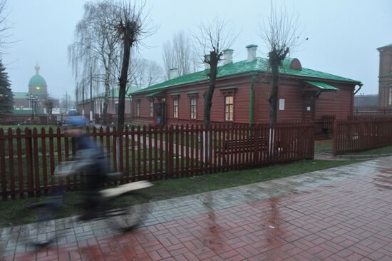 Opening of memorial at Astapovo railway station