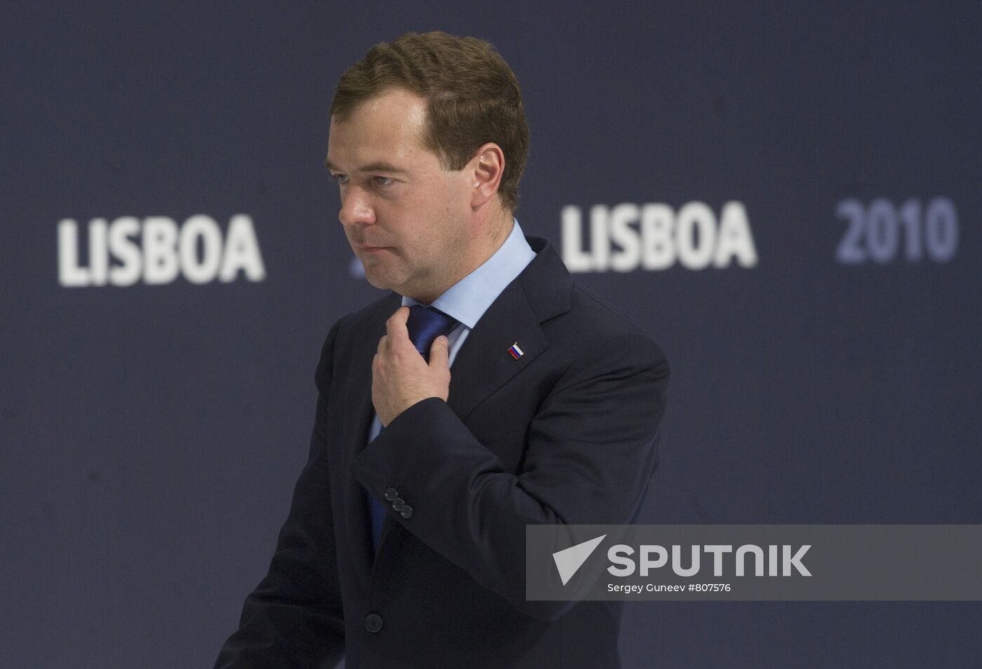 President Medvedev at Russia-NATO summit in Lisbon