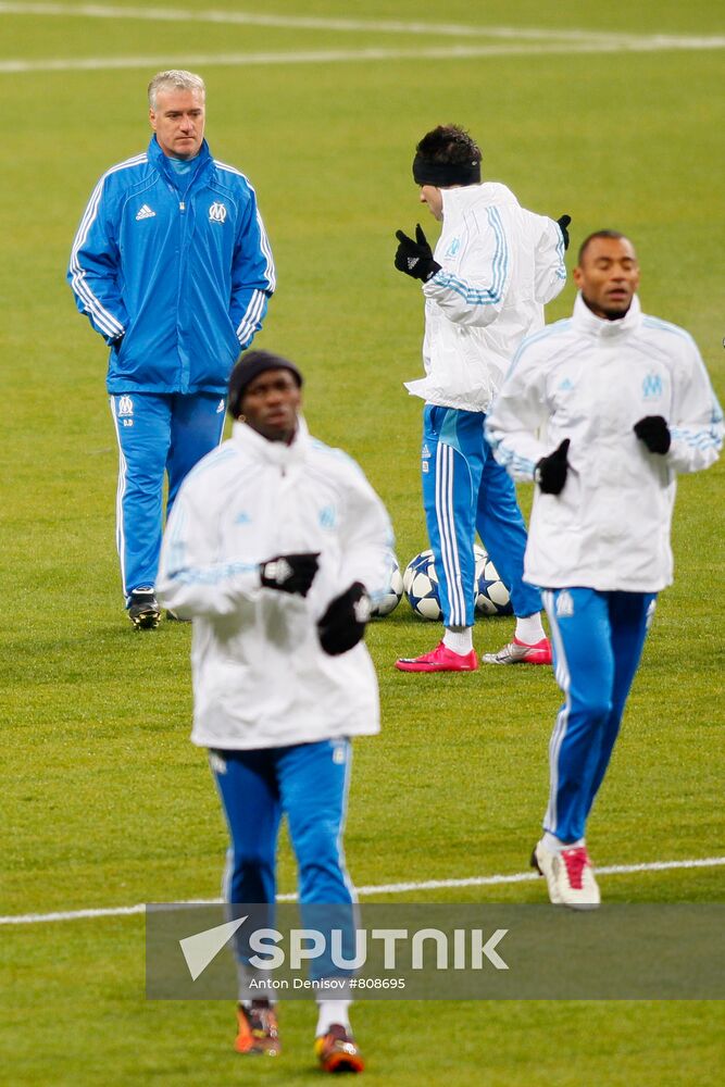 Open training session of Olympique de Marseille