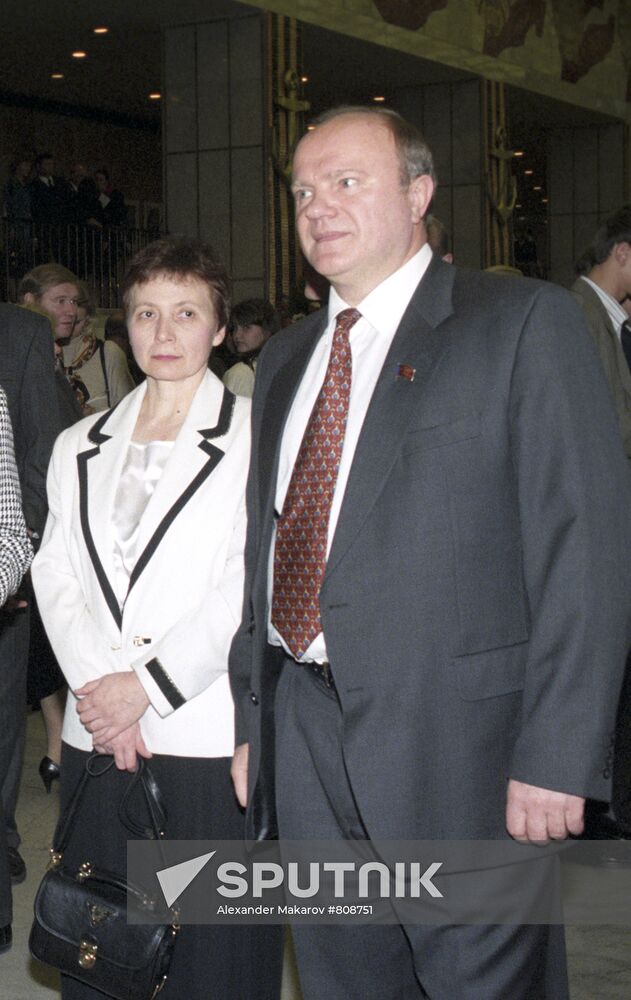 Gennady Zyuganov, leader of Russian Communist Party